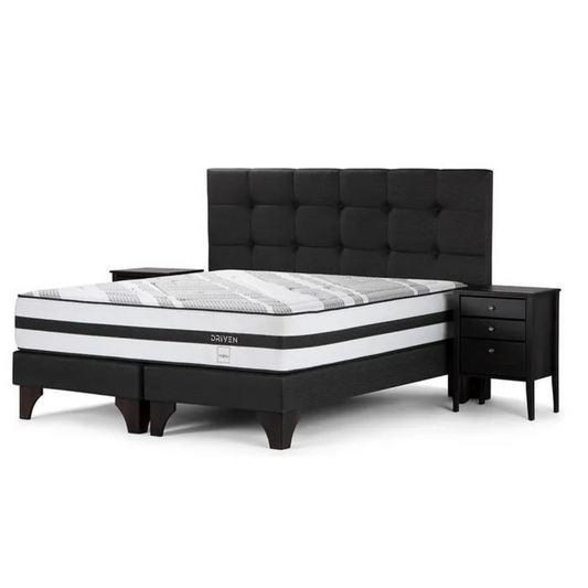 Cama Driven 2 Plazas + Muebles Issey