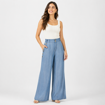 PANTALON TENSEL PALAZZO | GIVE