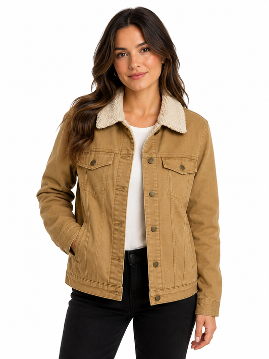 CHAQUETA CAMEL MUJER | WADOS