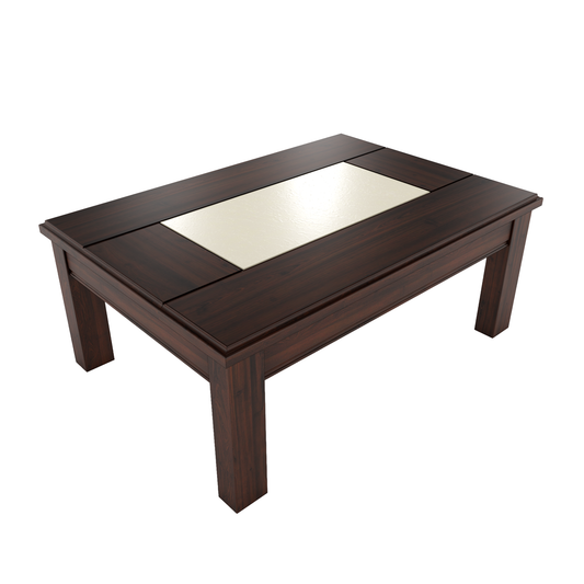 MESA DE CENTRO PORCELANATO CHOCOLATE | HEMA
