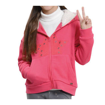 POLERON FRANELA FUCSIA NIÑA | EXCEPTION