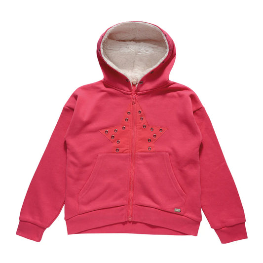 POLERON FRANELA FUCSIA NIÑA | EXCEPTION