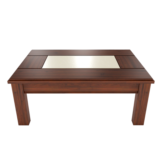 MESA DE CENTRO PORCELANATO NOGAL | HEMA