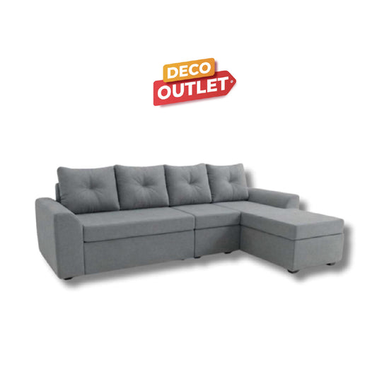 SECCIONAL BRUSELAS 4.1 FELPA | DECO OUTLET