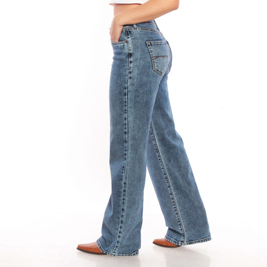 JEANS WIDE LEG TIRO ALTO | WADOS