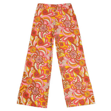 PANTALON FICCUS KIDS NIÑA OASIS ROJO