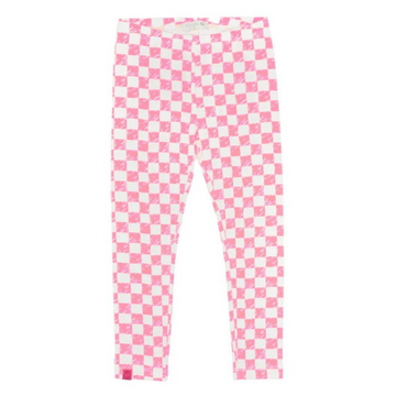 LEGGINS FICCUS KIDS NIÑA CUADROS ROSADO